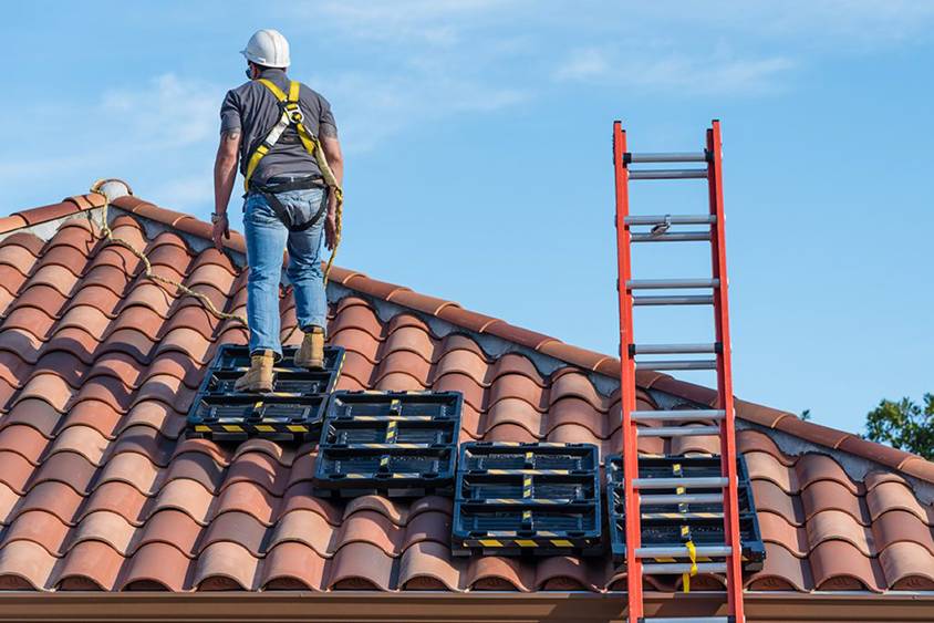 RoofSmart introduced Roof Walkway pads and Ladder Brace for Roof